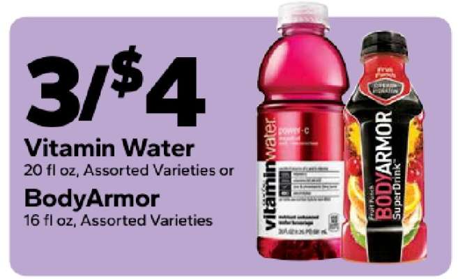 Vitamin Water or BodyArmor