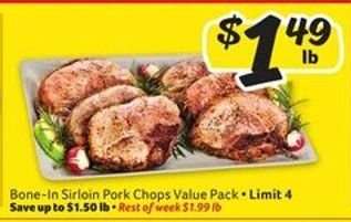 Bone-In Sirloin Pork Chops Value Pack