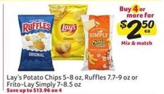 Lay's Potato Chips, Ruffles, Frito-Lay Simply