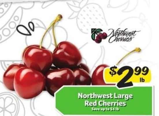Northwest Large Red Cherries