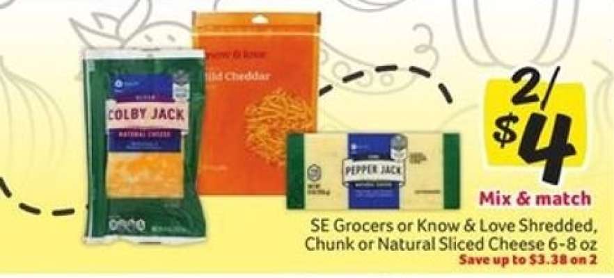 SE Grocers or Know & Love Cheese