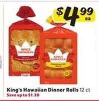 King's Hawaiian Dinner Rolls