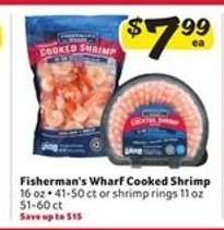Fisherman's Wharf Cooked Shrimp