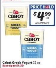Cabot Greek Yogurt