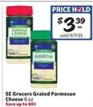 SE Grocers Grated Parmesan Cheese