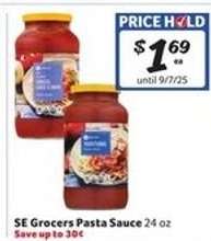 SE Grocers Pasta Sauce