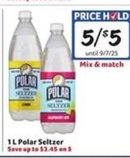 1 L Polar Seltzer
