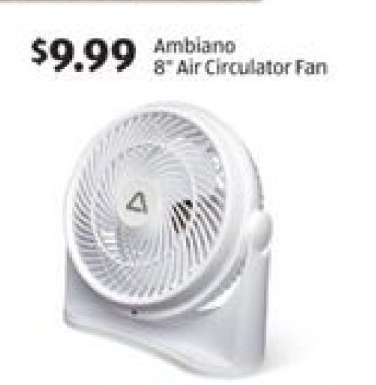 Ambiano 8" Air Circulator Fan