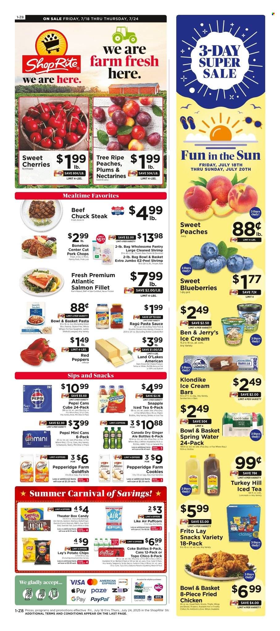 ShopRite ad - 07/18/2025 - 07/24/2025. Page 1