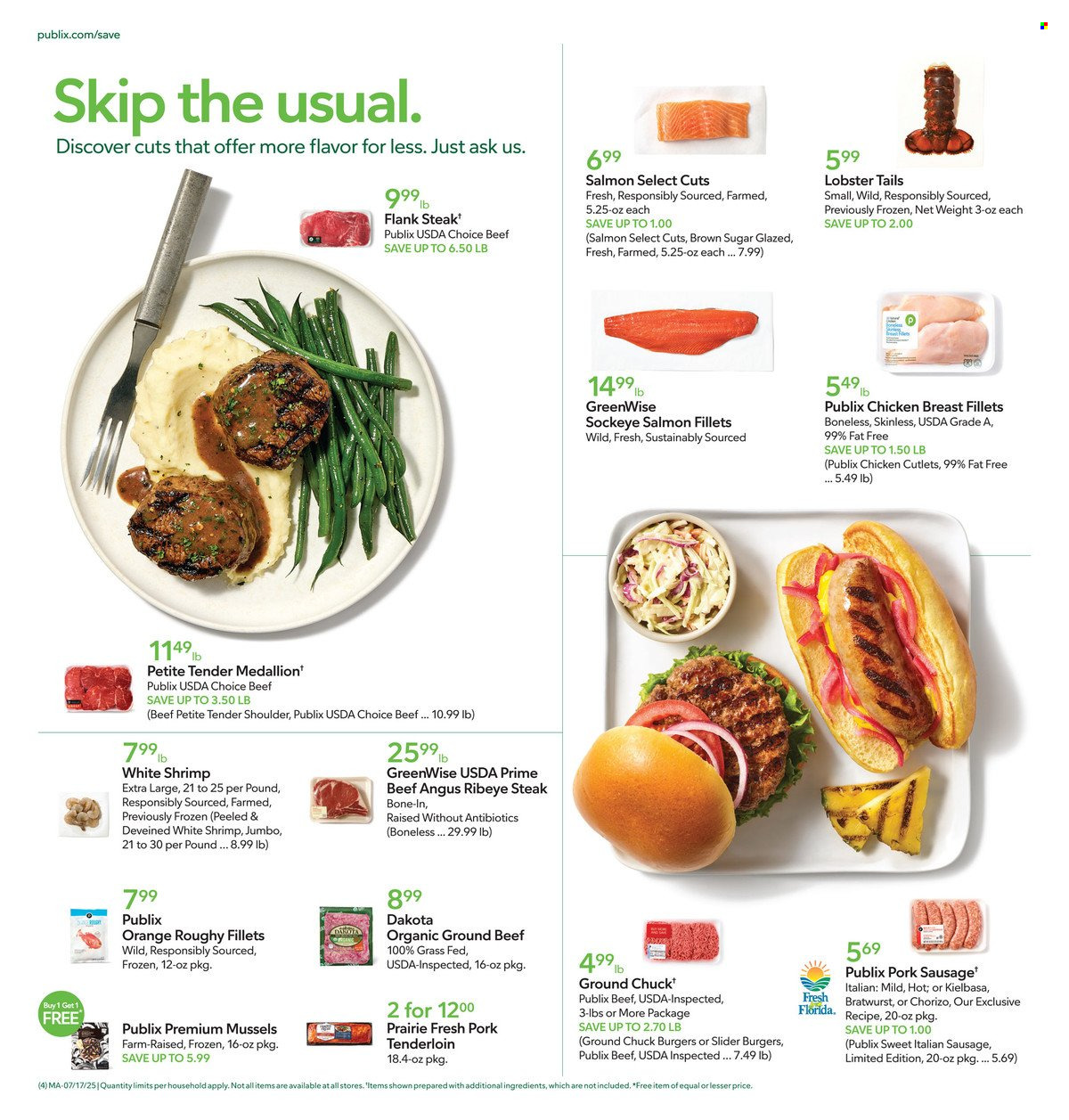 Publix ad - 07/17/2025 - 07/23/2025. Page 4