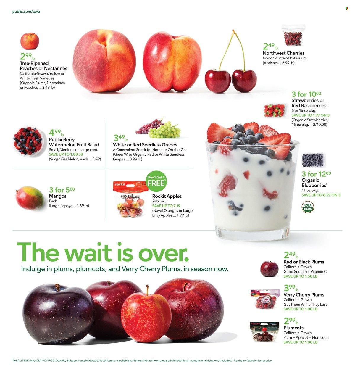 Publix ad - 07/17/2025 - 07/23/2025. Page 6