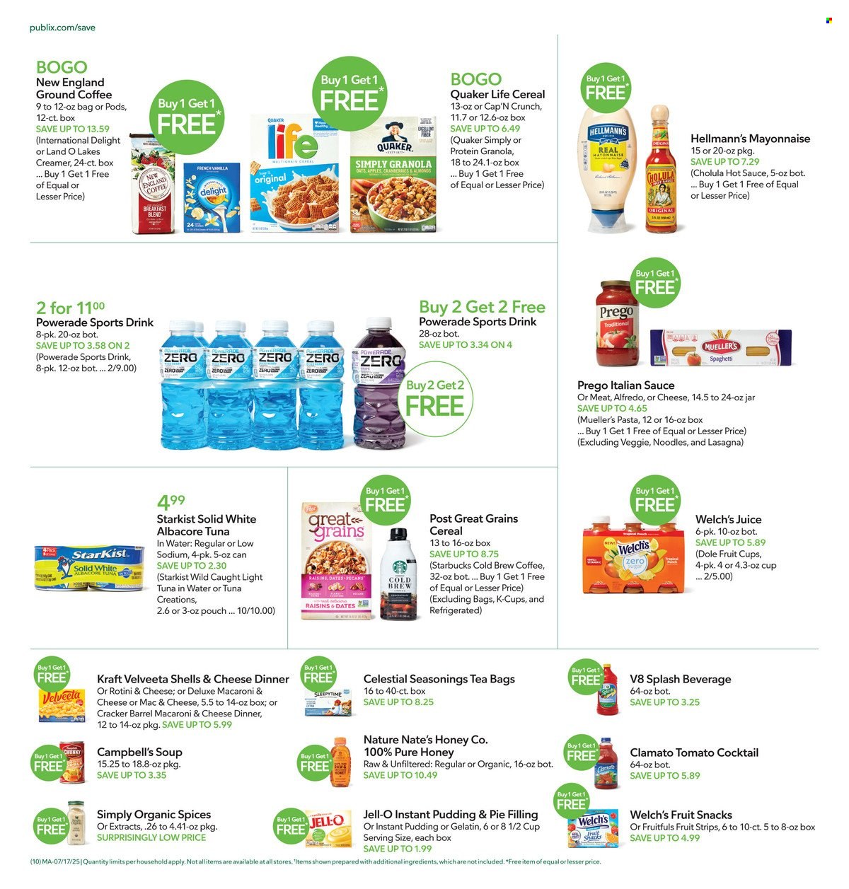 Publix ad - 07/17/2025 - 07/23/2025. Page 10
