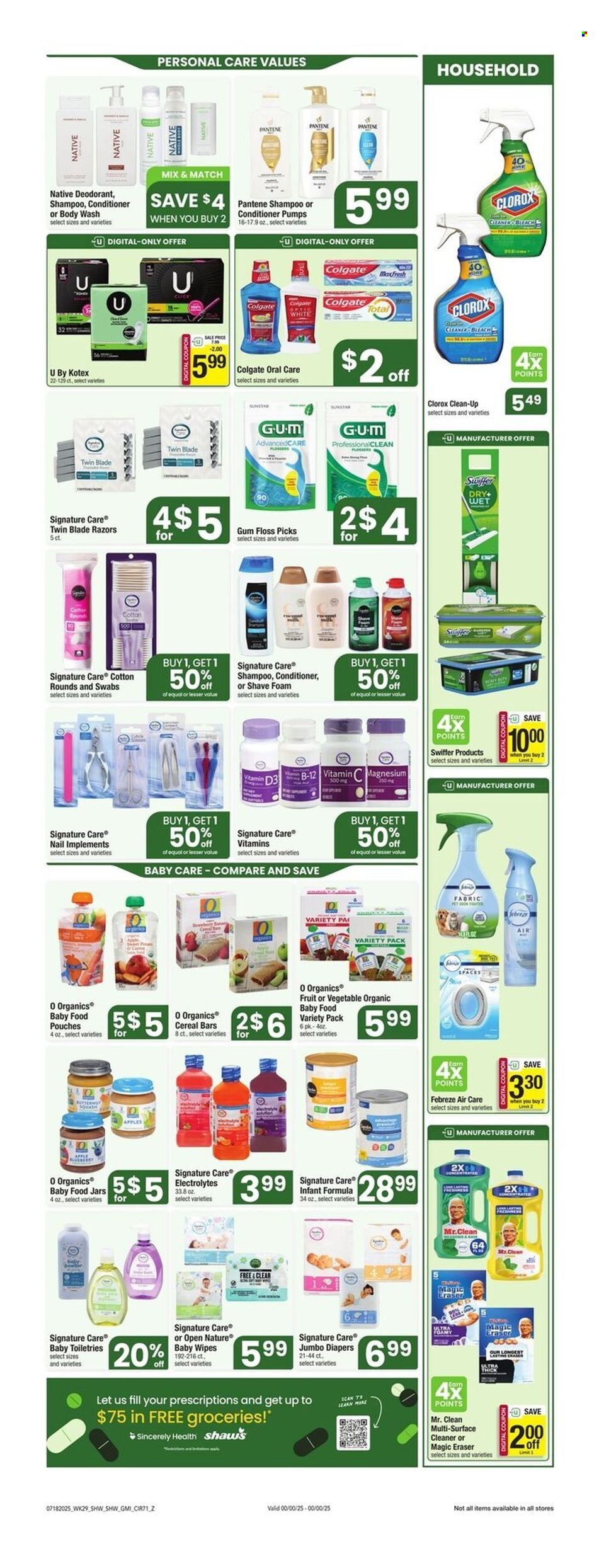 Shaw’s ad - 07/18/2025 - 07/24/2025. Page 8