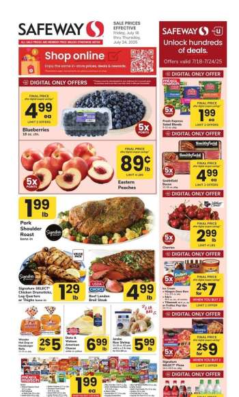 Safeway Flyer - 07/18/2025 - 07/24/2025.