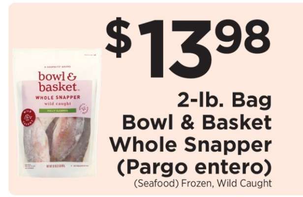 Bowl & Basket Whole Snapper