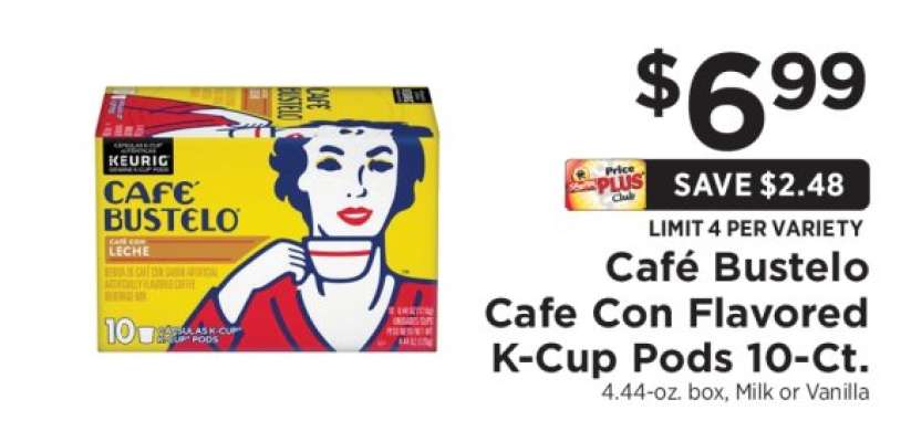 Café Bustelo Cafe Con Flavored K-Cup Pods 10-Ct.