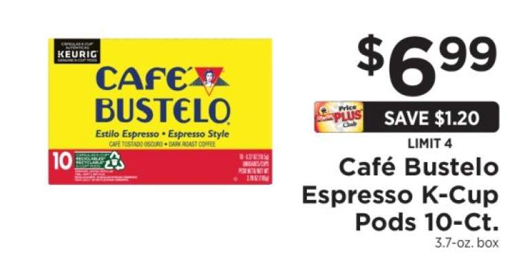 Café Bustelo Espresso K-Cup Pods 10-Ct.