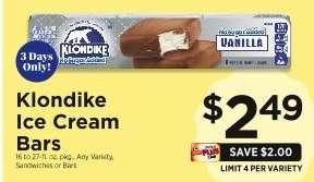 Klondike Ice Cream Bars