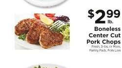 Boneless Center Cut Pork Chops