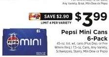 Pepsi Mini Cans 6-Pack