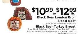 Black Bear London Broil Roast Beef