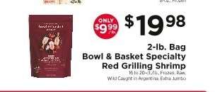 Bowl & Basket Specialty Red Grilling Shrimp