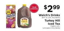 Welch’s Drinks / Turkey Hill Iced Tea