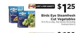 Birds Eye Steamfresh Cut Vegetables