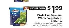 Birds Eye Premium Whole Vegetables & Blends