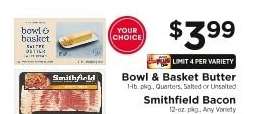Bowl & Basket Butter / Smithfield Bacon