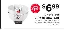 ChefElect 2-Pack Bowl Set