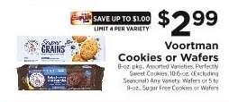 Voortman Cookies or Wafers