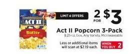 Act II Popcorn 3-Pack