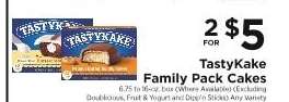 TastyKake Family Pack Cakes