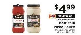 Botticelli Pasta Sauce