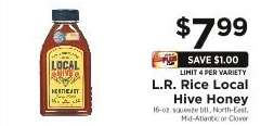 L. R. Rice Local Hive Honey
