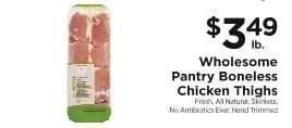 Wholesome Pantry Boneless Chicken Thighs