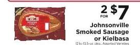 Johnsonville Smoked Sausage or Kielbasa