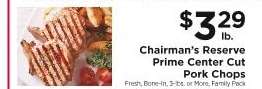 Chairman's Reserve Prime Center Cut Pork Chops