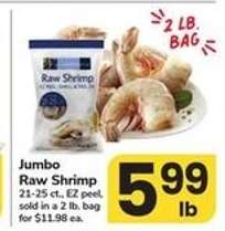 Jumbo Raw Shrimp