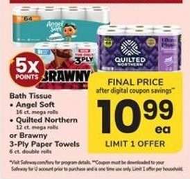 Bath Tissue or Paper Towels