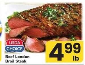 Beef London Broil Steak
