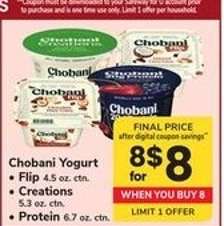 Chobani Yogurt
