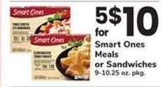Smart Ones Meals or Sandwiches