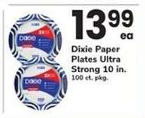 Dixie Paper Plates Ultra Strong 10 in.