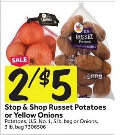 Stop & Shop Russet Potatoes or Yellow Onions