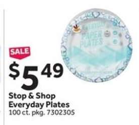 Stop & Shop Everyday Plates