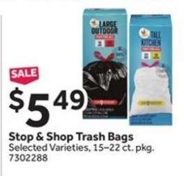 Stop & Shop Trash Bags
