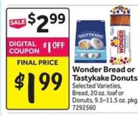 Wonder Bread or Tastykake Donuts