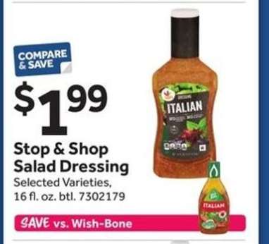 Stop & Shop Salad Dressing